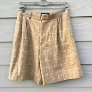 Ralph Lauren Polo Golf Women Beige Check plaids 8